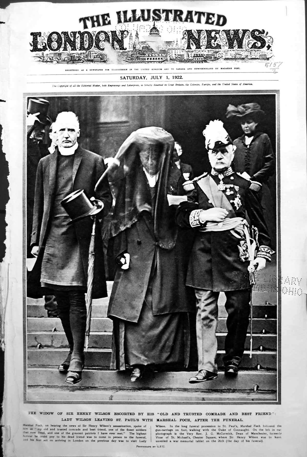 Old Widow Sir Henry Wilson Marshal Foch Dr W Rathenau Assassinated1922 20th