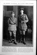 Old Print Sir Henry Wilson Marshal Foch John Deverell Athene Seyler 1922 20th