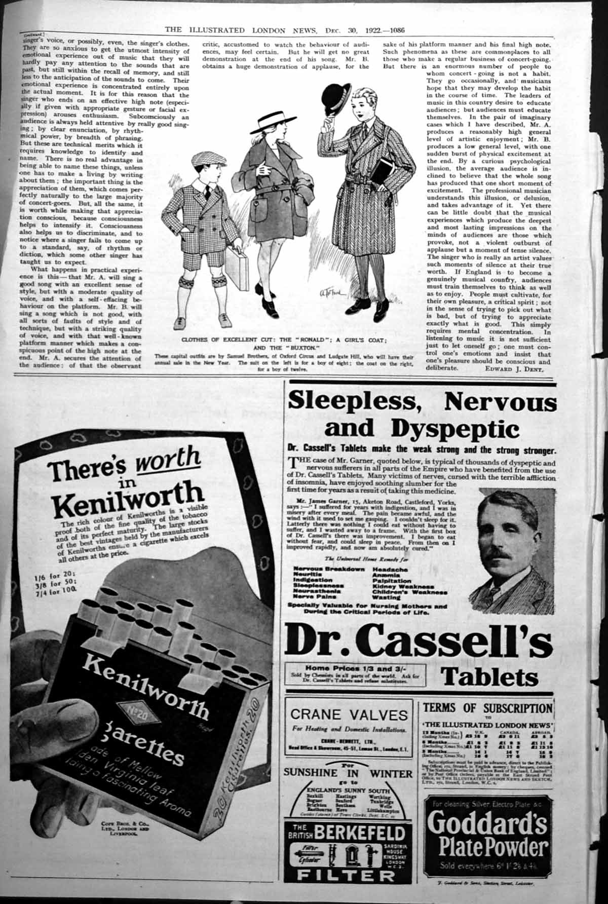 Old Clothes Samuel Brothers Oxford Circus Ronald Girls Coat Buxton 1922 20th