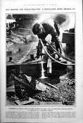 Old Breaking Up War Ships Armour Oxy-Acetylene Cinematograph Fish 1922 20th
