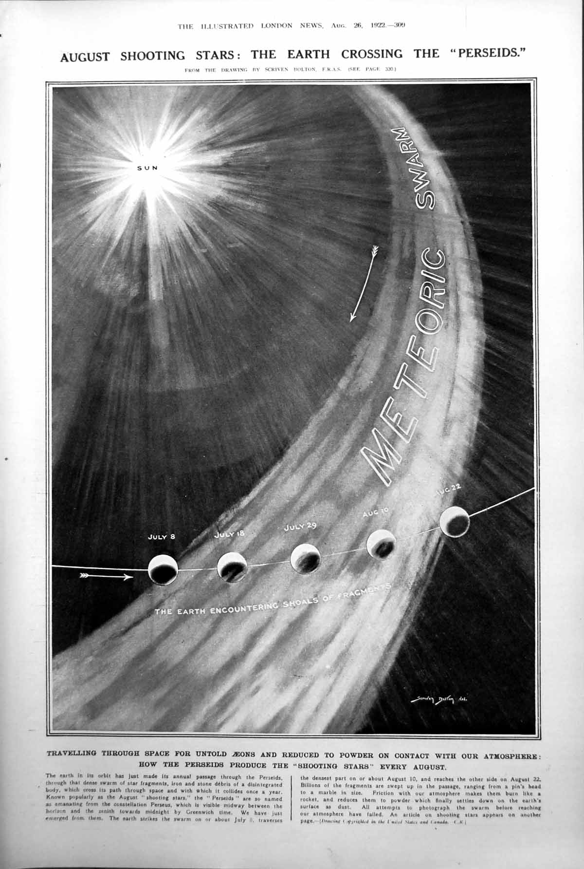 Old Shooting Stars Perseids Bevan Case Financier Return Under Arrest1922 20th