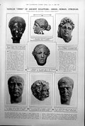Old Vatican Finds Ancient Sculpture Greek Religious Fiesta Masaya 1922 20th