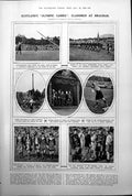 Old Print Braemar Games Lord Aberdeen Princess Maud Mrs Lloyd George 1922 20th