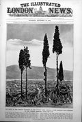 Antique Print Smyrna Turkish Cemetery Lieut Gen Sir Charles Harington 1922 20th