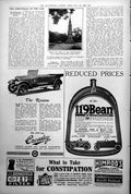 Antique Print 11.9 Bean Two Seater Car Beside Cross Ilam Staffordshire 1922