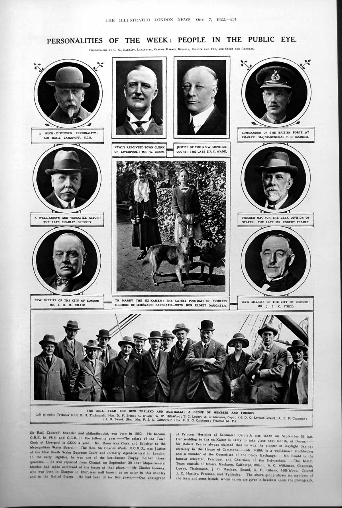 Old Princess Hermine Sir C Wade J Studd Explosion Spezia Gulf Genoa 1922 20th