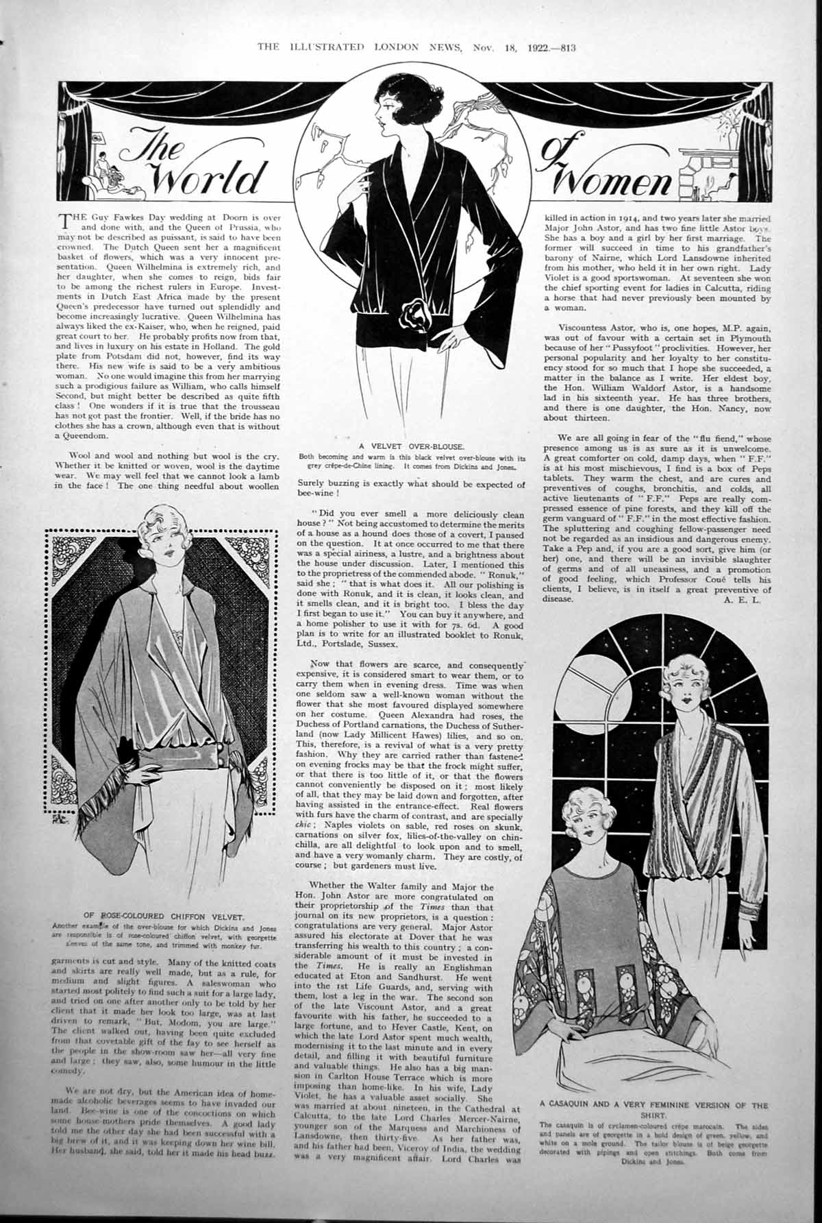 Old Casaquin Diana Cooper Carlyle Blackwell Malcolm Keen C Binney 1922 20th