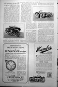 Old Print New B S A Motor Bicycle Olympia Humber Machine Combination 1922 20th