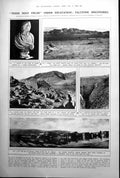 Old Palestine Discoveries Holy Land Excavations Ruins Kafr Birim 1922 20th