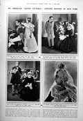 Old Print American Actresses Queen Victoria Spahlinger Tuberculosis 1923 20th
