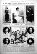 Antique Old Print Liberal Manchester M.P.S Eton War Memorial Tapestries 1923