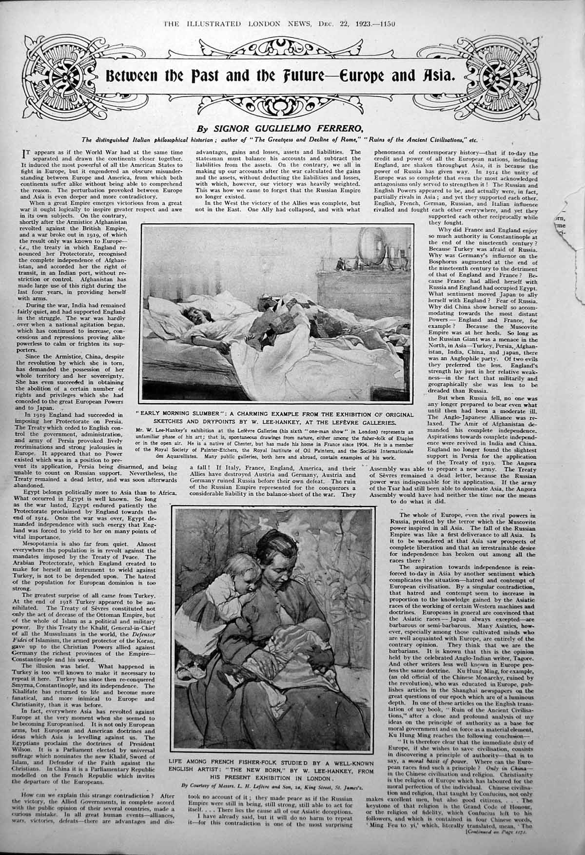 Antique Print Eton Harrow Cricket Match Lord'S Sailors Chanak Sports 1923 20th