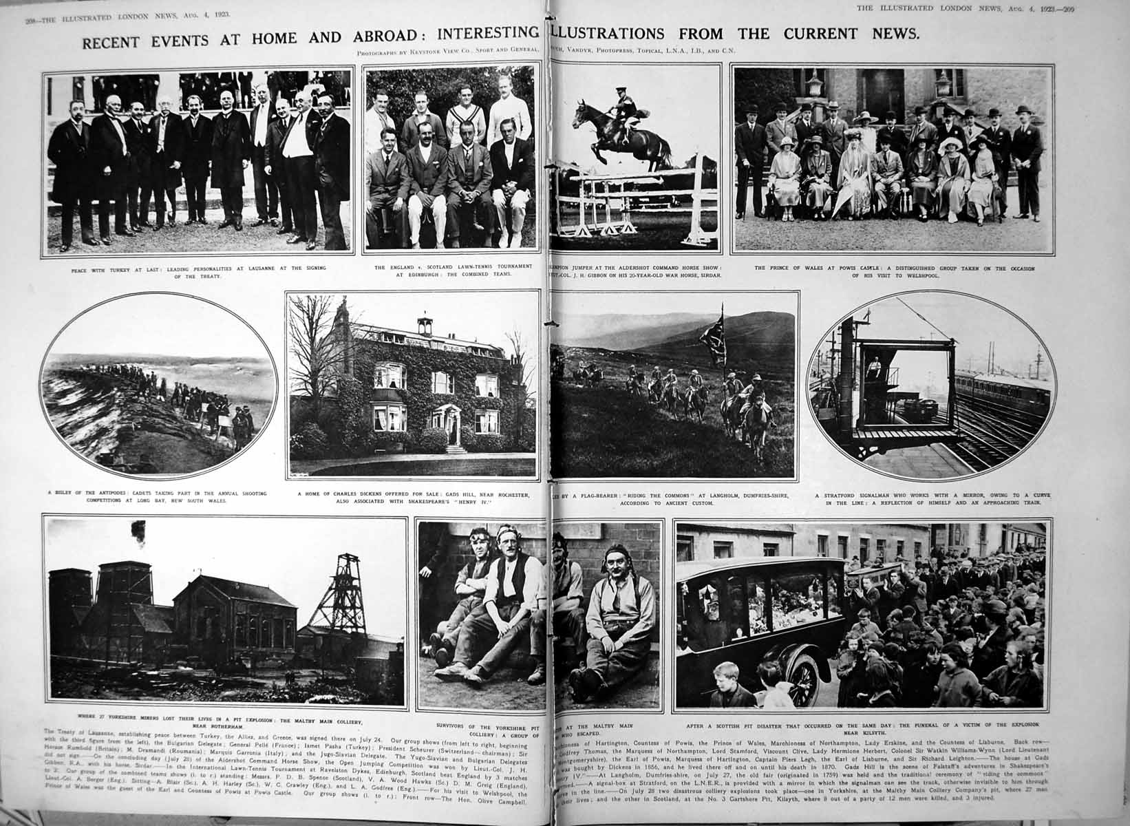 Old Survivors Yorkshire Pit Disaster Kilsyth Explosion Damaged 1923 20th