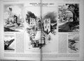 Old Vintage Print Damaged Yorkshire Abbeys Byland Rievaulx Whitby 1923 20th