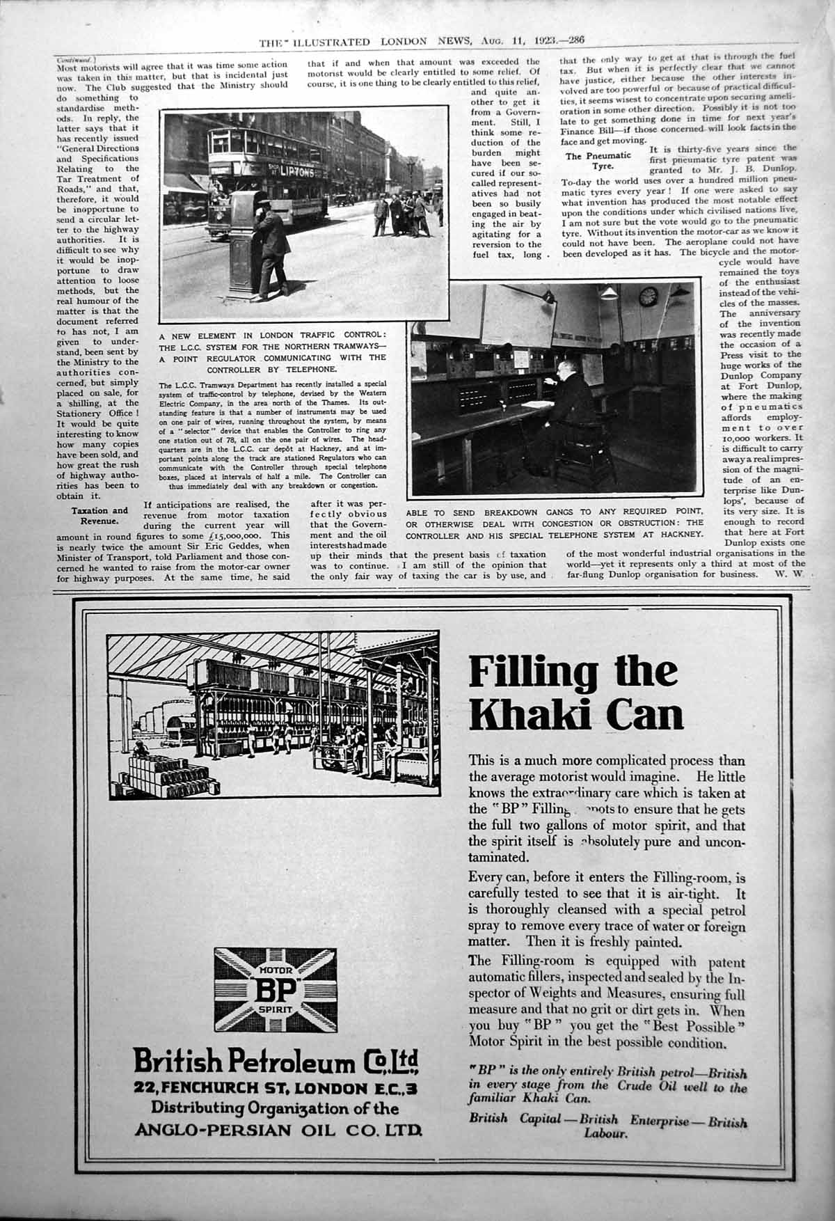 Old L.C.C System Traffic Control Trams London Telephone Hackney 1923 20th