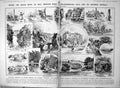 Old Vintage Print Damaged Gsborough Hall Knaresborough Wharfedale 1923 20th