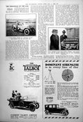 Antique Old Print Dorothy Dix Steyr Car King Sweden Rolls-Royce Engine 1923
