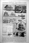 Old Anti-Earthquake Building Japan Russia Bolshevist Exhibition 1923 20th
