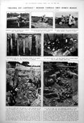 Antique Old Print Removal Damage Remains Carthage Rome Gentlemen Papers 1923