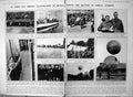 Old Vintage Print Damaged Tank Manoeuvres Balloon Race Hassan Play 1923 20th
