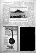 Old Damaged Cornish Riviera As Winter Resort St. Michael'S Mount 1923 20th