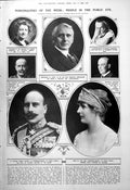 Old Print Earl Athlone Gov. General S. Africa Papyrus Beaten By Zev 1923 20th