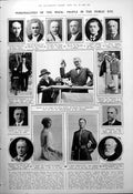 Antique Print Princess Maud Lord Carnegie Hineland Throes Separatism 1923 20th