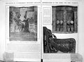 Antique Print Damaged Colour Tutankhamens Treasure Coronation Throne 1923 20th