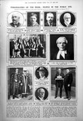 Antique Print Viscount Birkenhead Glasgow Rector Armistice Day Allies 1923