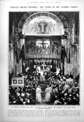 Antique Print Wedding Princess Maud Lord Carnegie Mlle Adeline Genee 1923 20th