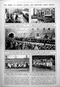 Antique Old Print Prince Alfred'S Capital Wykeham'S School 10M Yr Eggs 1923