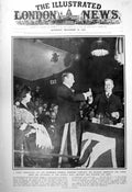 Antique Old Print Mr Baldwin Lucky Horse Shoe In The Days Dickens Snow 1923