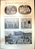 Old Oxford Cambridge Cricket Match Meet Coaching Club Hyde Park 1902 20th