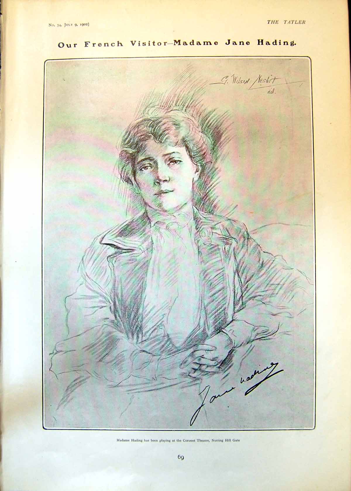 Old Jane Hading Little Duchess New York Sadie Girls Fisher Maidens 19 20th