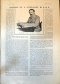 Old Augustus Hare Study Holmhurst Lord Hawke Harrow Capt C Eyre 1902 20th