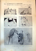 Antique Print Mr Chamberlain Caricature Gould Halkett Chocolate Boxes 1902 20th