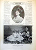 Old Children Duke Duchess Teck William Howard Twin Boys A Paget 1902 20th