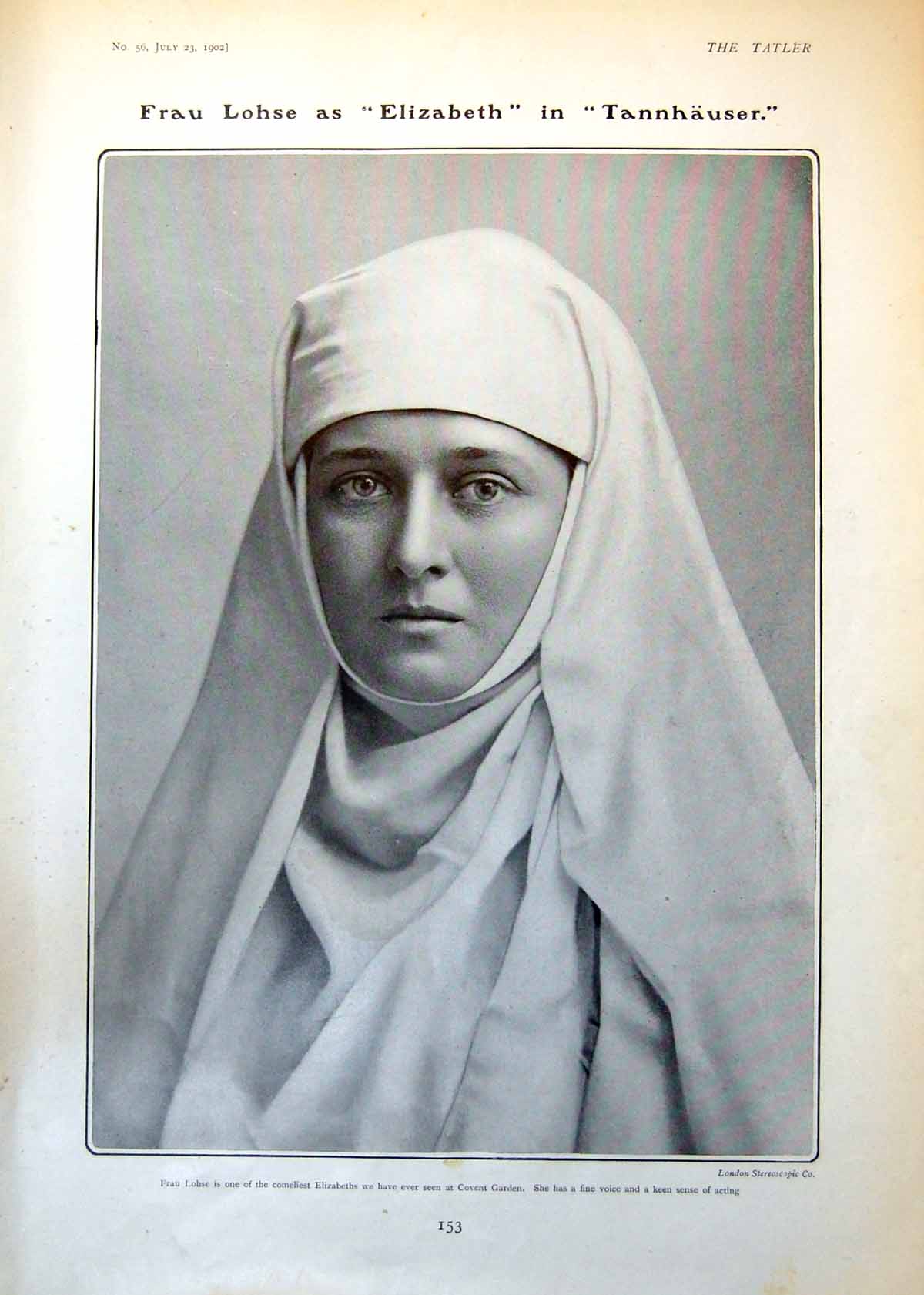 Old Frau Lohse Elizabeth Tannhauser Lord His House Comedy Theatre 190 Victorian