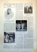 Old Print Cricket Schoolboy Jessop F Hopley H Bainbridge Lord Hawke 1902 20th
