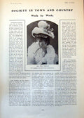 Antique Print Miss Violet Monckton Mrs Whitelaw Reid Duchess Leeds Son 1902