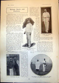 Old Cricketers J Kelly T Richardson A Noble H Leveson-Gower Ranji 190 20th