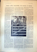 Old Earl Winchilsea Golf Captain Harlech Coronation Robes Queen 1902 20th