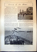 Old Sightseers Westminster Abbey Royal Yacht Mr Kruger Caricature 190 20th