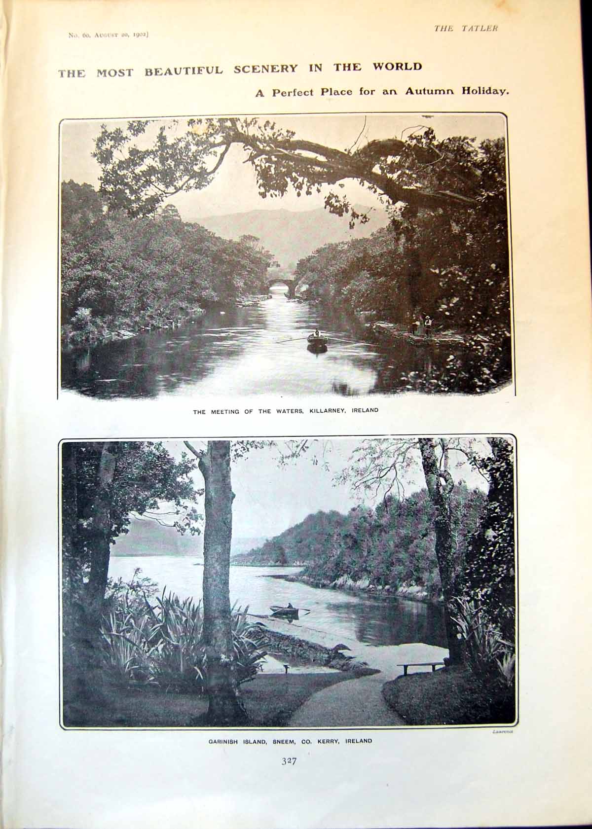 Old Meeting Waters Killarney Ireland Garinish Island Sneem Co Kerry