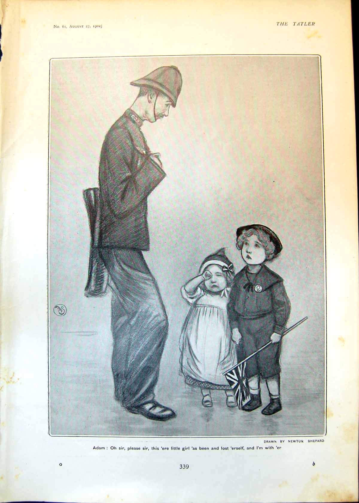 Old Policeman Lost Girl N Shepard Wetterhorn Accident Dogs Hotel 1902 20th