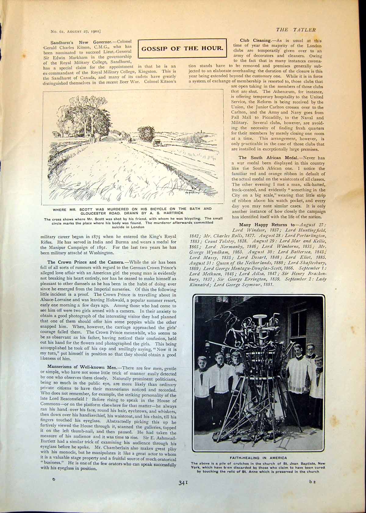 Old Faith Healing America Chest Doomsday Book Oil Launch Atlantic 190 20th