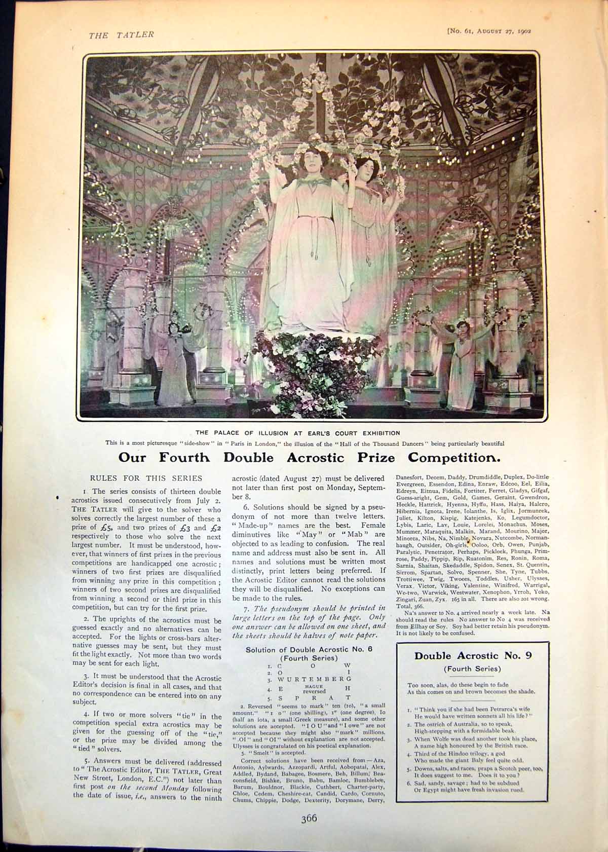 Old Palace Illusion Earls Court Exhibition Kent Cricketers G Robey 19 20th