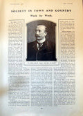Old Antique Print Shahs English Guide Earl Kintore Lord In Waiting 1902 20th