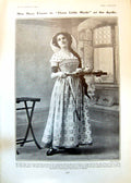 Antique Old Print Mary Fraser Three Little Maids Apollo Mr Lionel Brough 1902