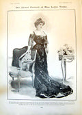 Antique Print Miss Lottie Venne Marriage Game New York Orgie Penelope 1902 20th